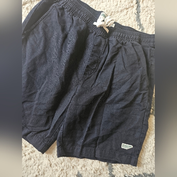 Wellen Linen Blend Mens Pull On Shorts Medium - Picture 3 of 6